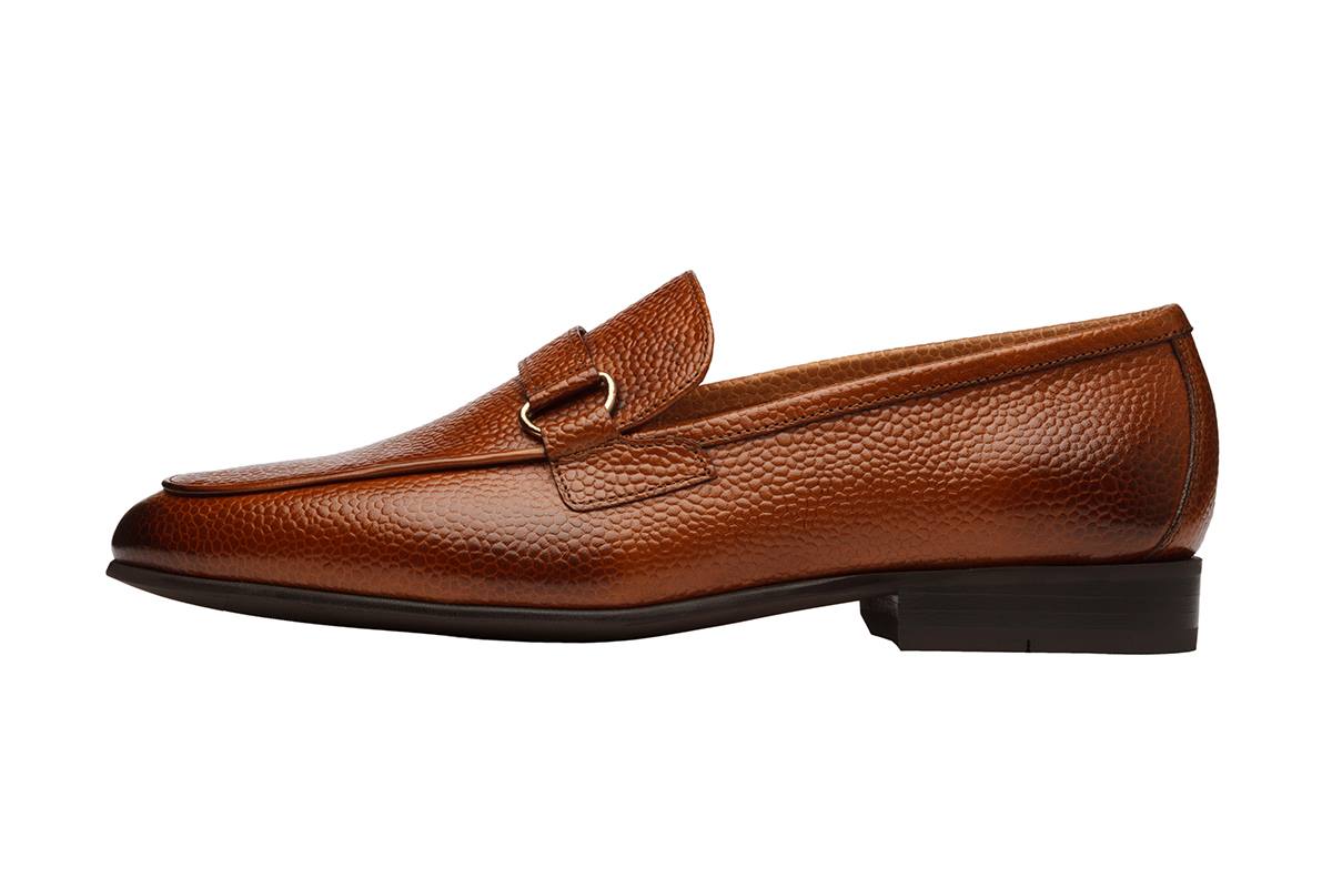 APRON LOAFERS PEBBLE GRAIN – COGNAC – Boots and Buckles